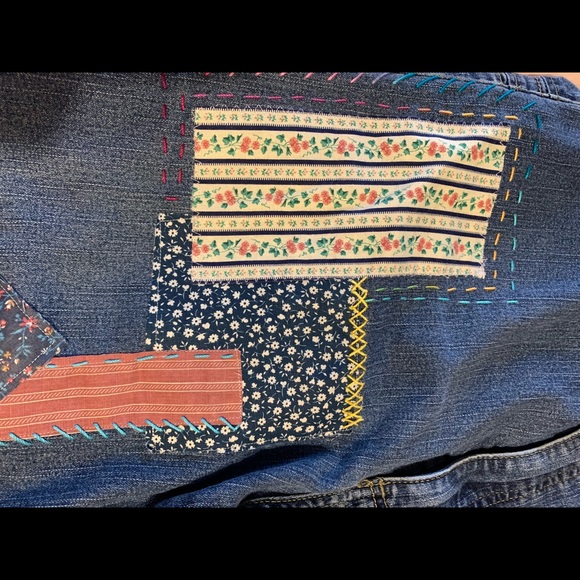 Cute hand stitched jeans! - Picture 2 of 6